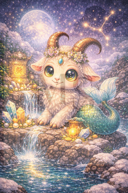 Capricorn © by Miss Millicent 40x60