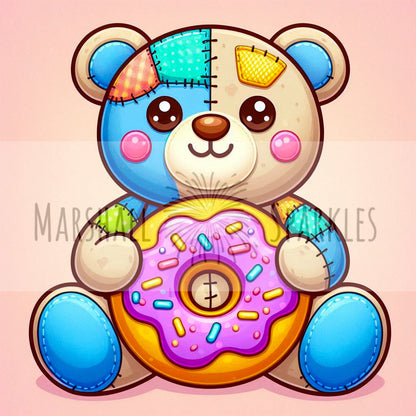 Donut Bear © 40x40 (print to order)