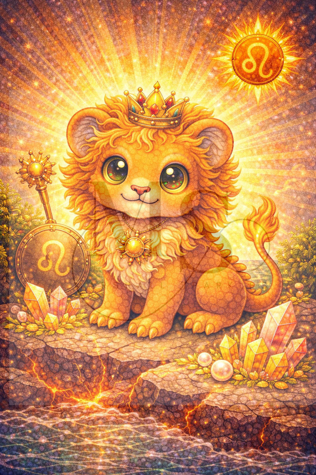 Leo © by Miss Millicent 40x60