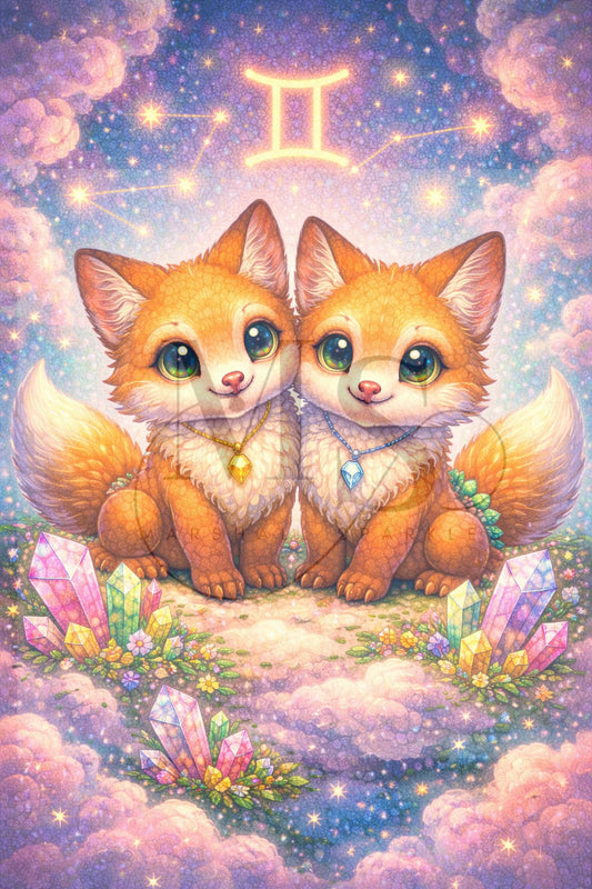 Gemini © by Miss Millicent 40x60