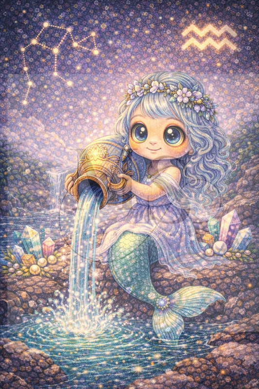 Aquarius © by Miss Millicent 40x60