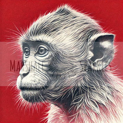 Monkey © 40x40 (print to order)