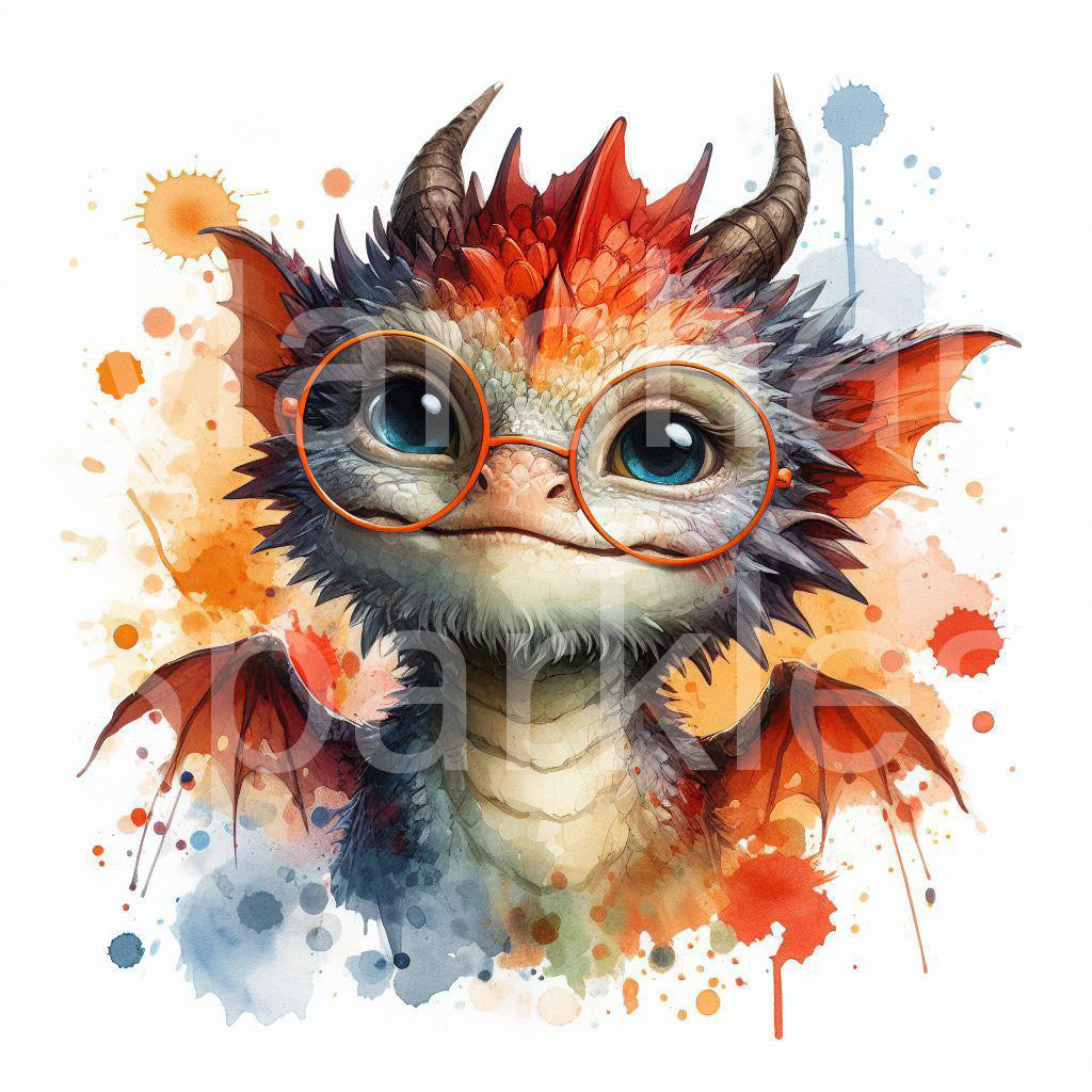 Dragon Splash Glasses © 40x40