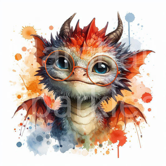 Dragon Splash Glasses © 40x40