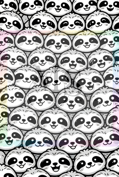Colour Revel Doodle™ - Sloth Gathering 60x90 Square Drill only © by Sparkles & Doodles