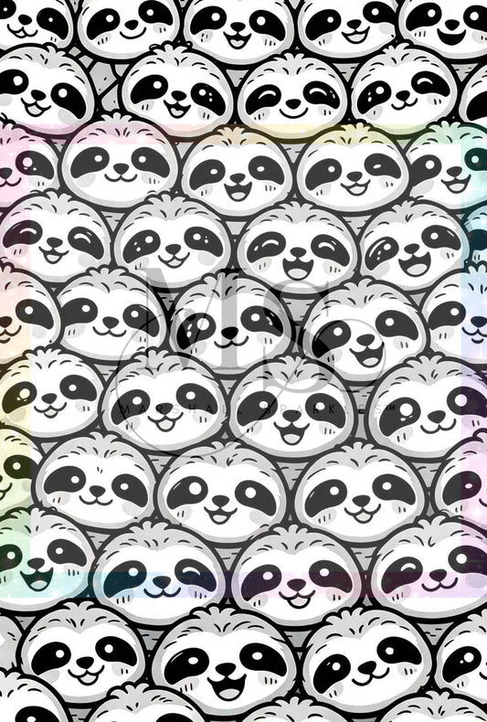 Colour Revel Doodle™ - Sloth Gathering 60x90 Square Drill only © by Sparkles & Doodles