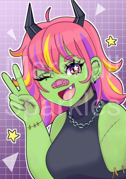 Frankie  © by NichiiExE 50x70 Round Drill