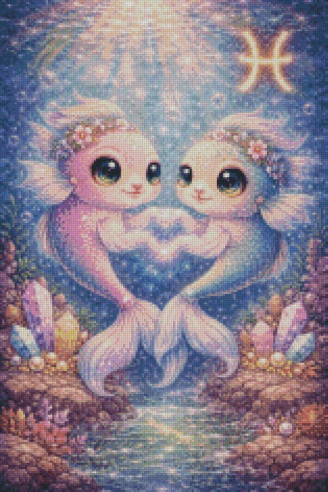 Pisces © by Miss Millicent 40x60