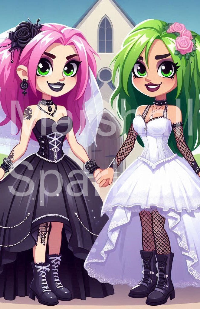 Amera & Sage © 50x75  (print to order)