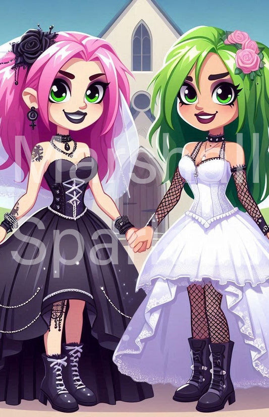 Amera & Sage © 50x75  (print to order)