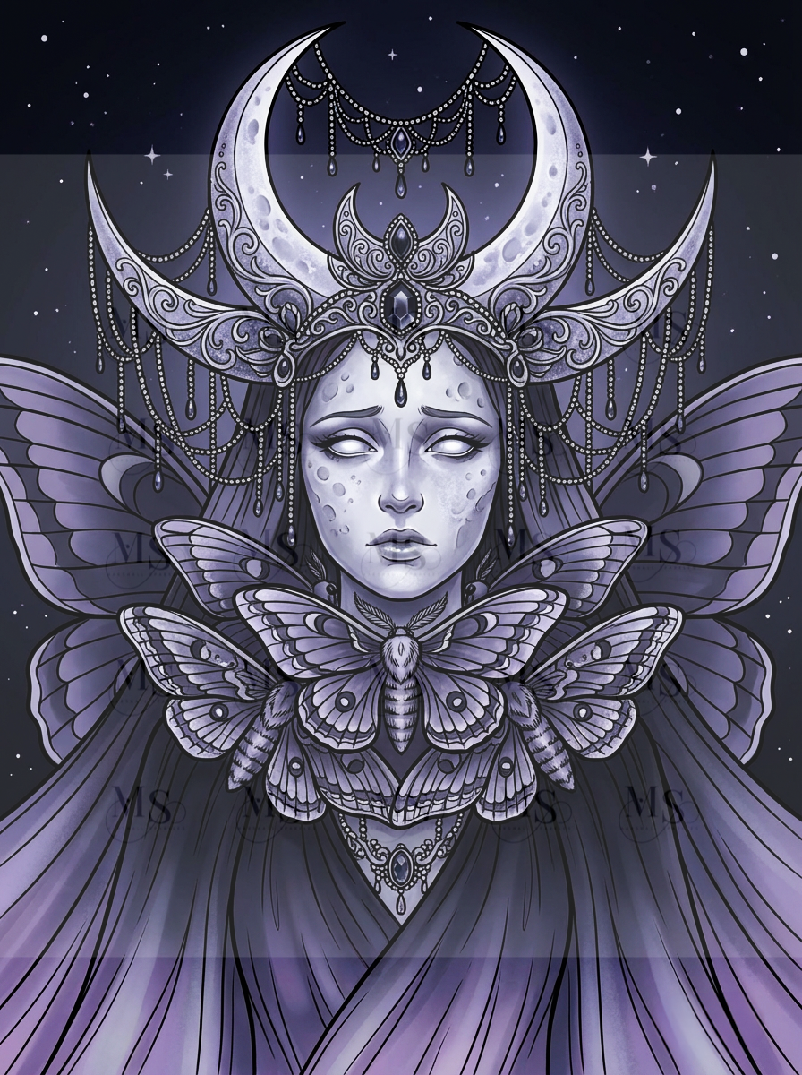 The Moonbound Oracle © 60x80