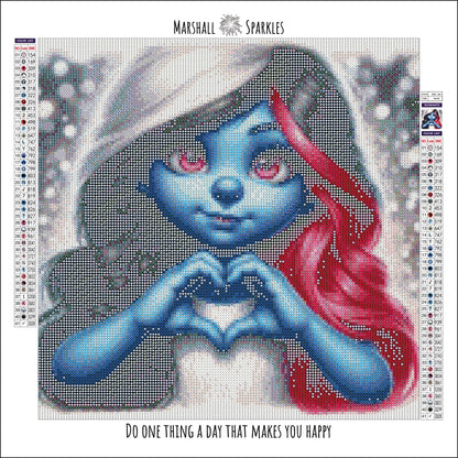 Blue Valentine  ©  40x40