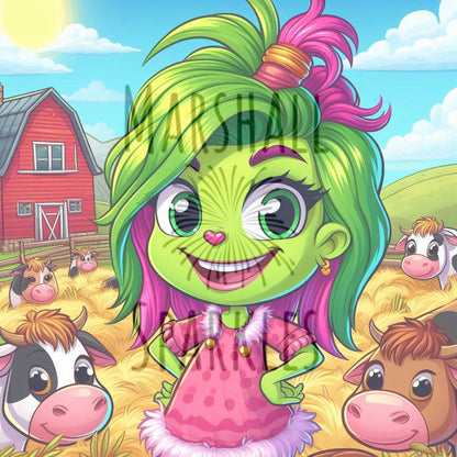 Bex Farm Abigail  © 50x50 (print to order)