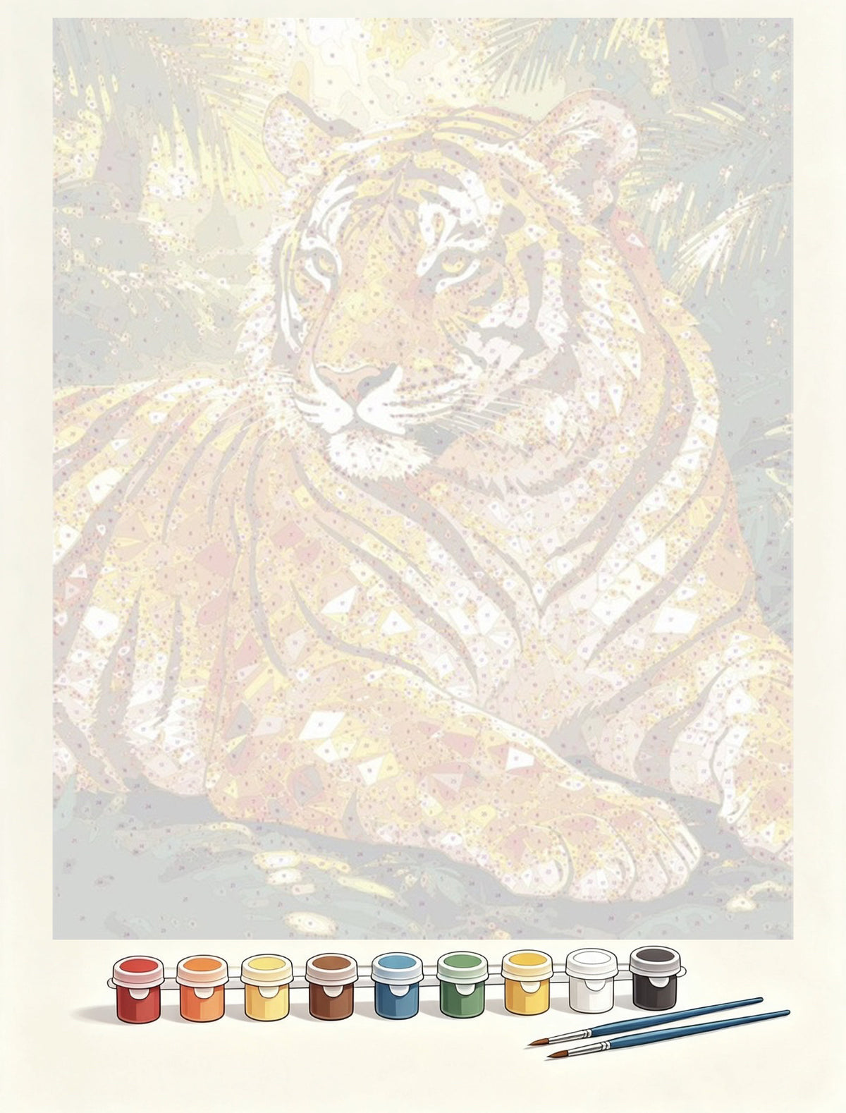 The Shining Jungle Tiger © 40x50