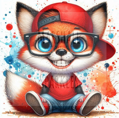 Fox Cap Glasses © 40x40 Round Fairy Drill