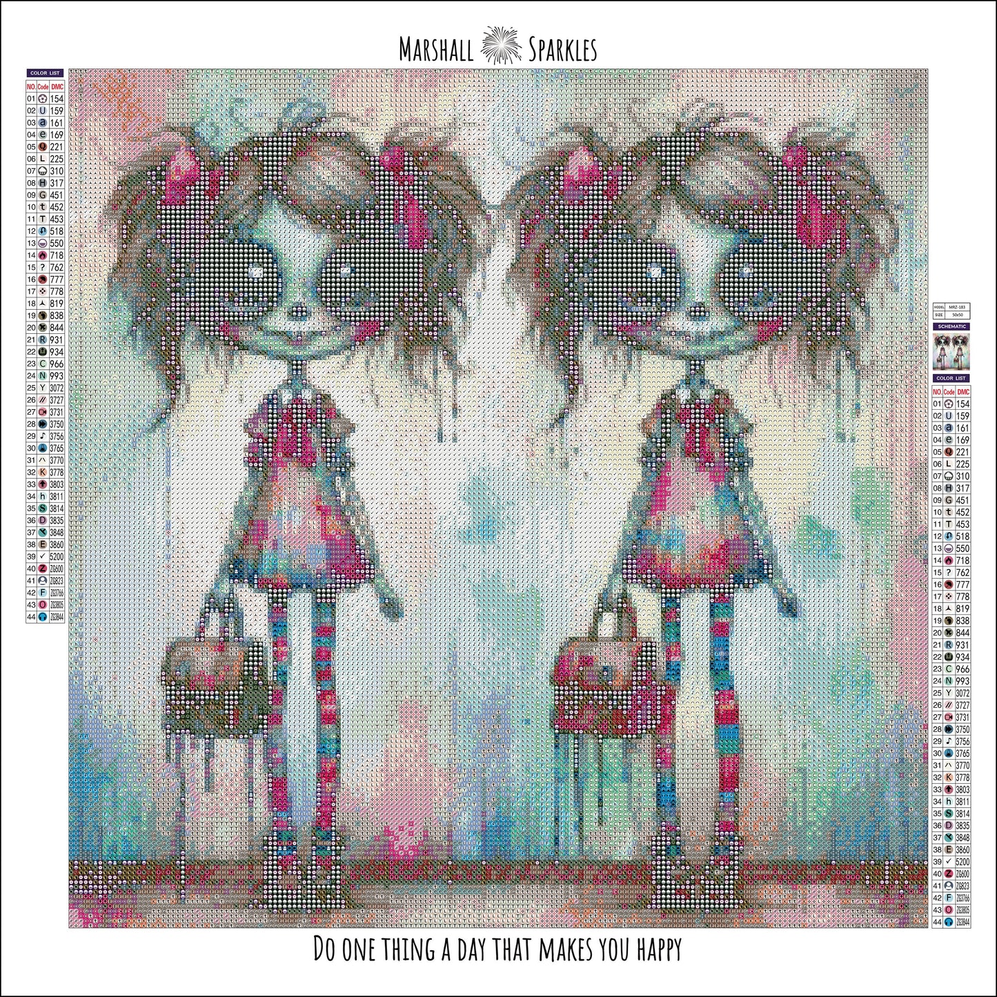 Mika and Marble  ©  50x50 (print to order)