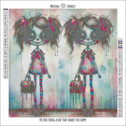 Mika and Marble  ©  50x50 (print to order)