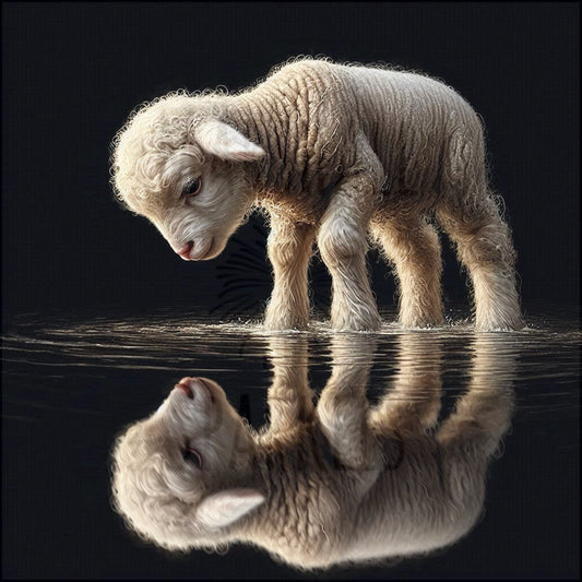 Reflections Collection - Lamb © 40x40 (print to order)