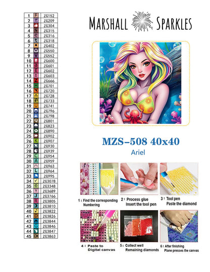 Ariel © 40x40 full fairy drill