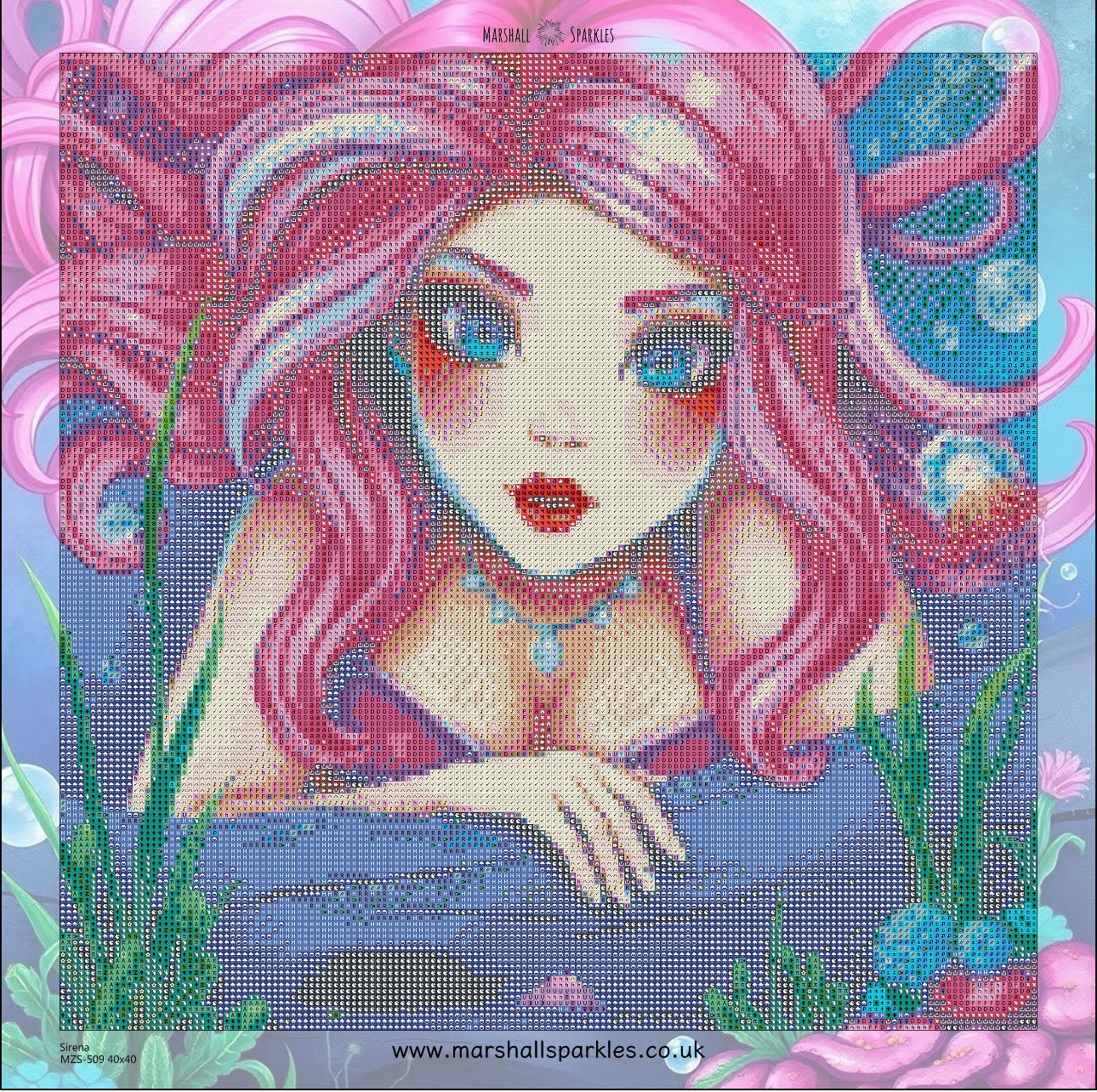 Sirena © 40x40 full fairy drill
