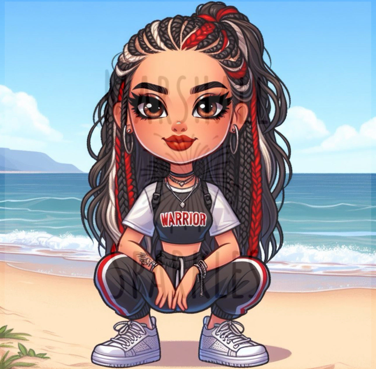 Warrior ©  50x50 (print to order)