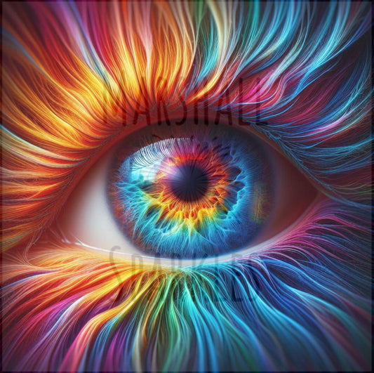 The Rainbow Crystal Eye © 40x40 FULL CRYSTAL DRILL