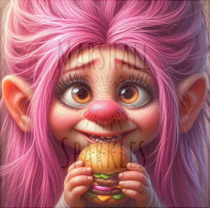 Burger Troll © 40x40 AB Drill
