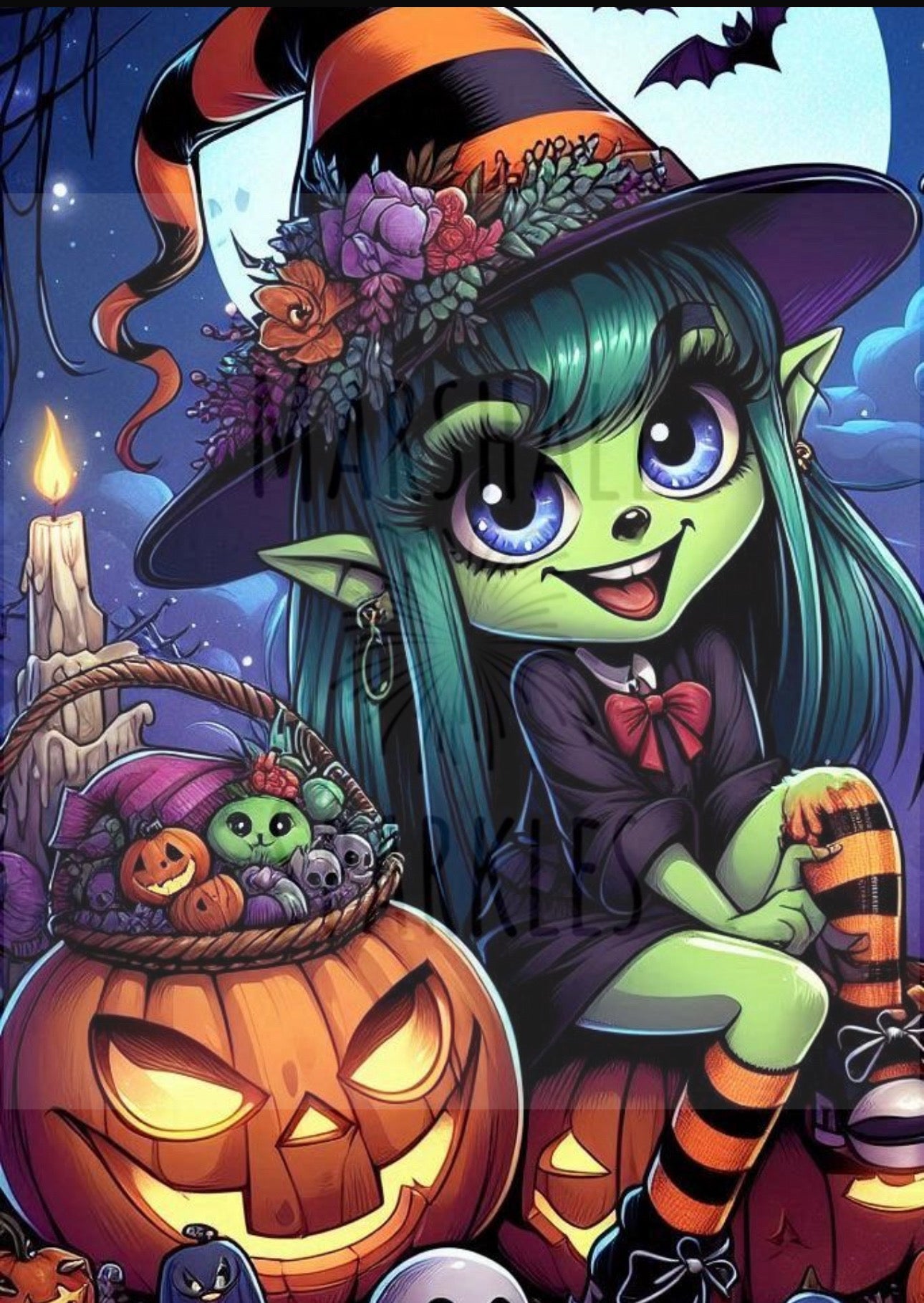 Connie © 50x70 Fairy and Glow in the Dark Drills  (print to order)