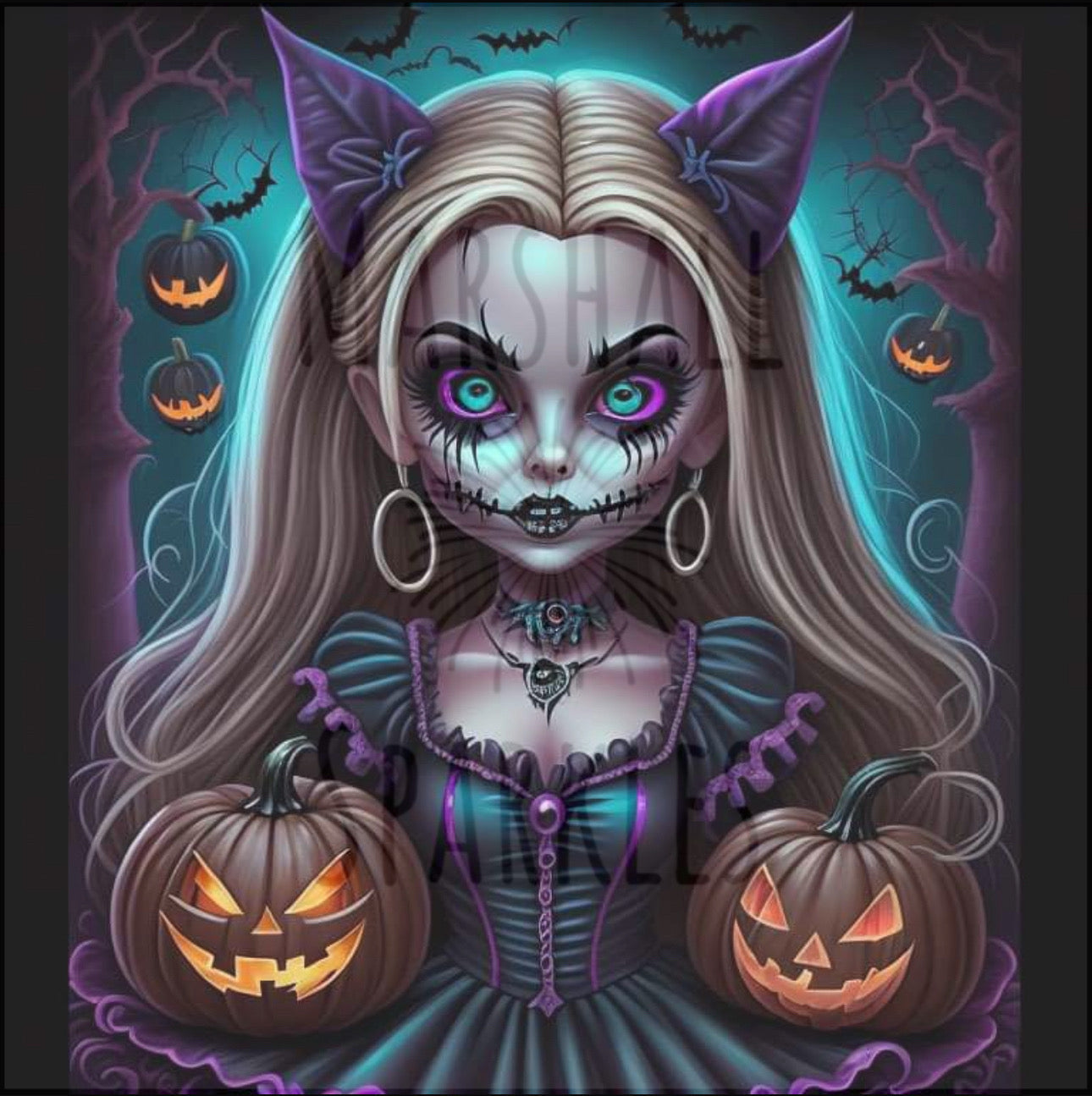 Limbo © 50x50  Fairy and Glow in the Dark (print to order)