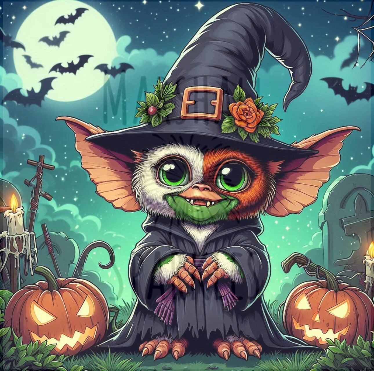 Dexter © 50x50  Fairy and Glow in the Dark Drills (print to order)