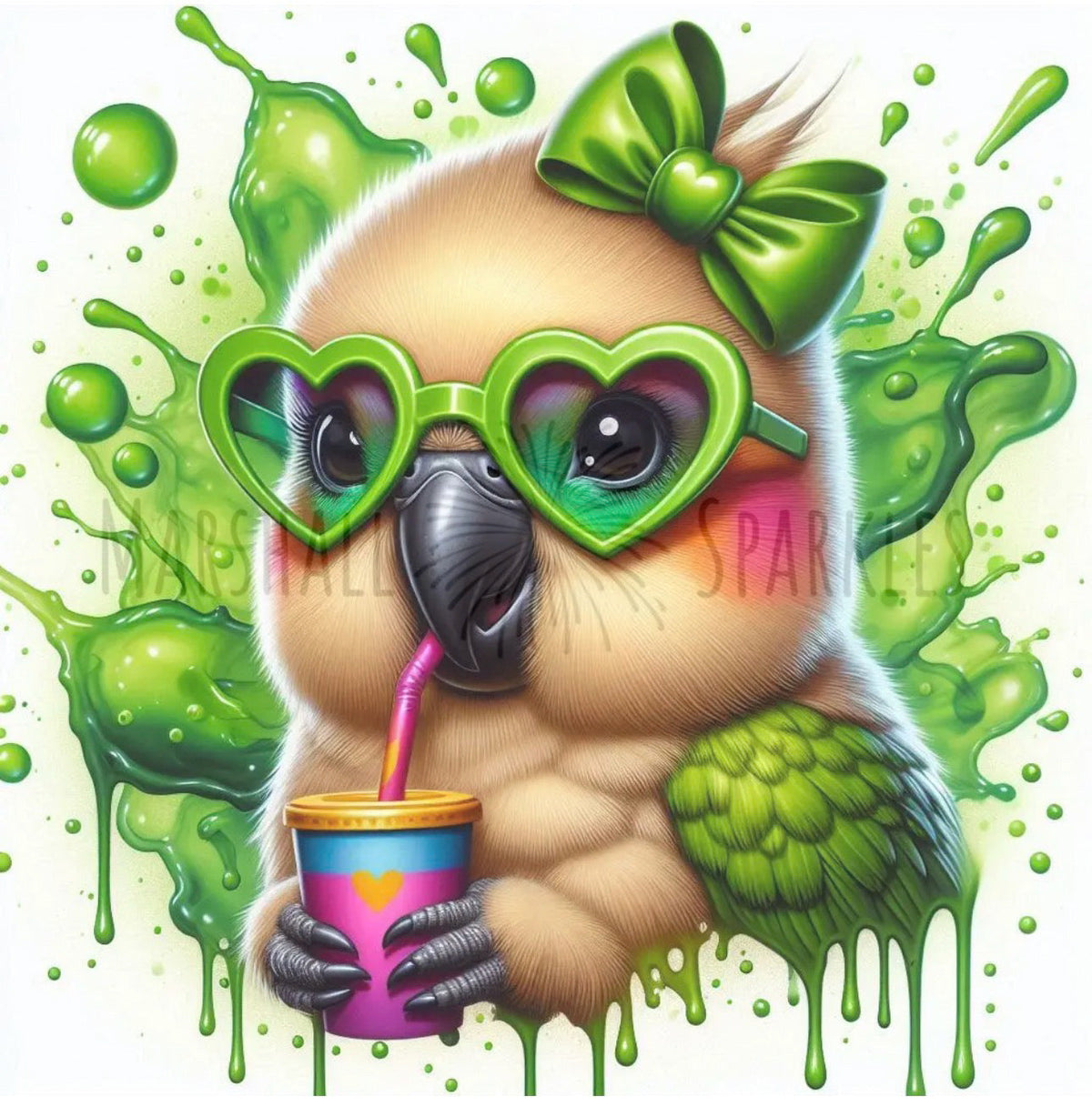 Milkshake Parrot © 40x40