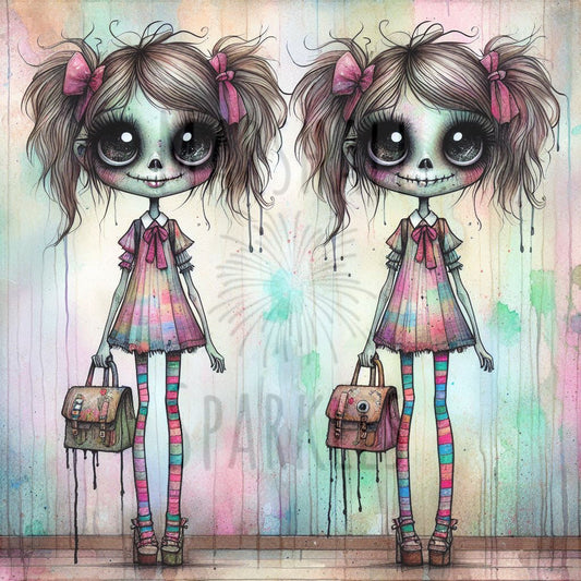 Mika and Marble  ©  50x50 (print to order)