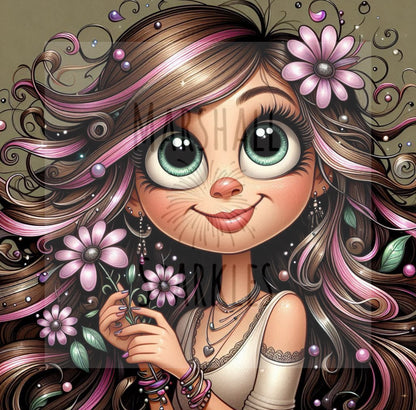 Hana © 40x40 Round Fairy Drills