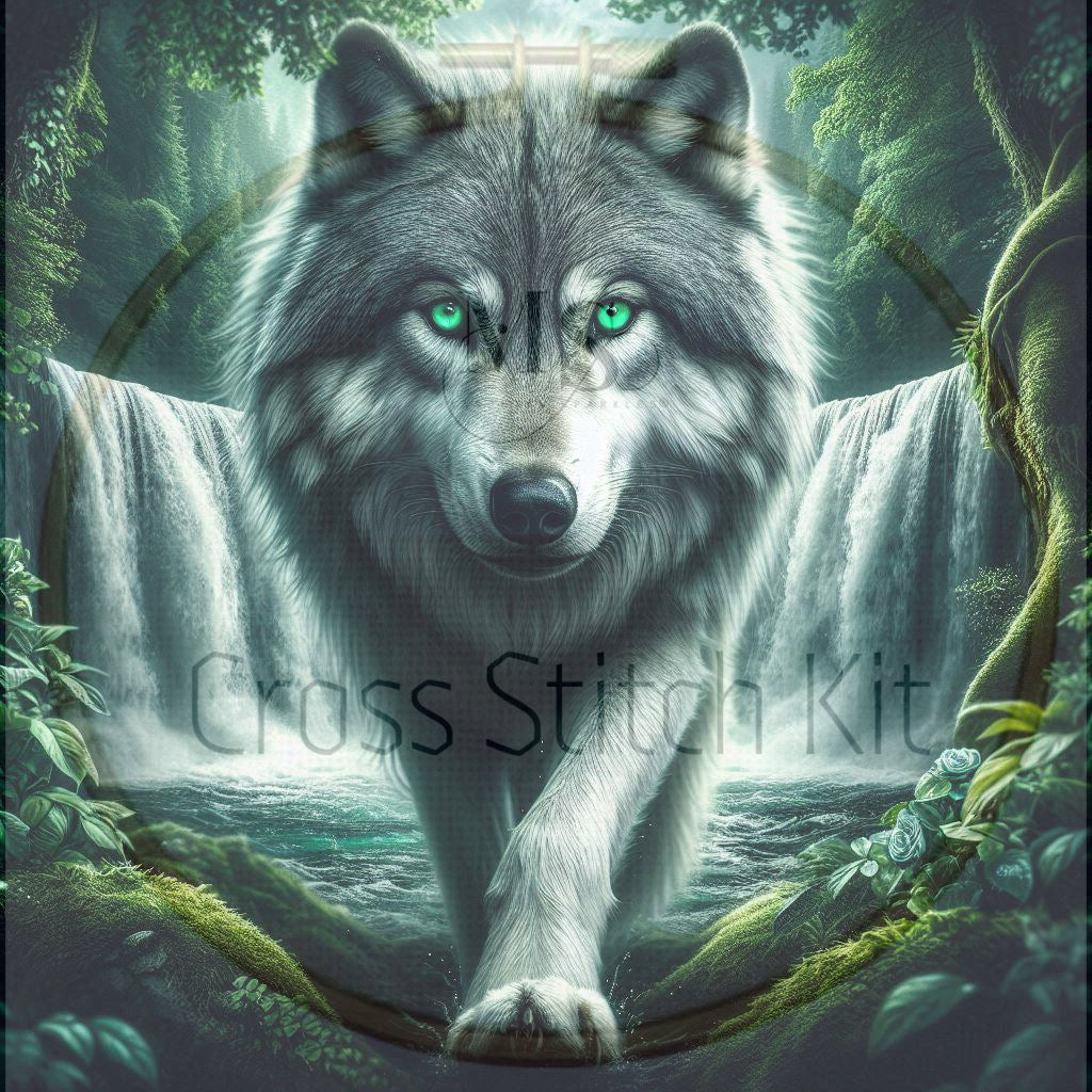 CS - Waterfall Wolf 50x50