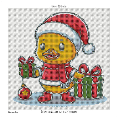 12 Months of Duck (Free Birthday Duck, 13 canvas) © 30x30