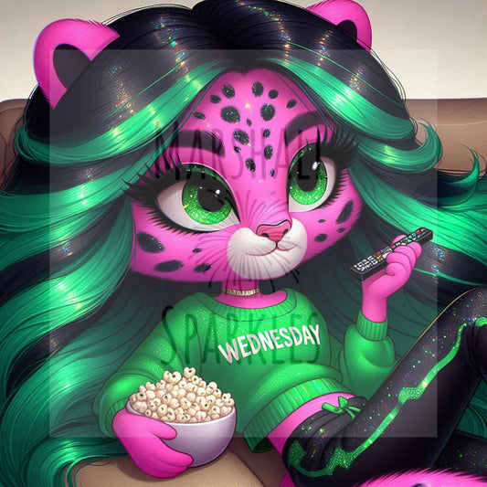 Wednesday Panther © 50x50 - (print to order)