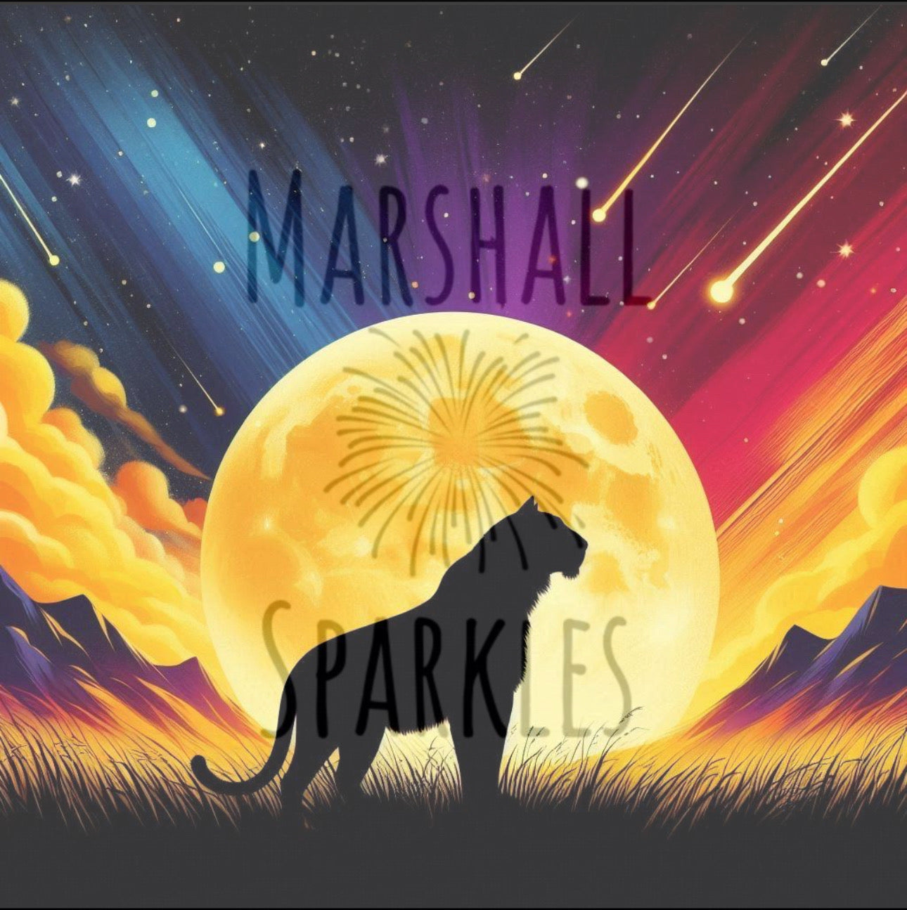 Lion Moon © 60x60 (print to order)