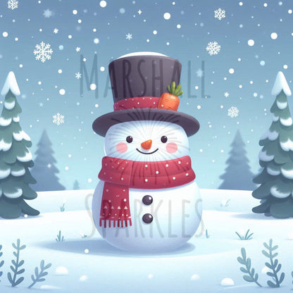 Snowman © 40x40 Square Fairy Drills