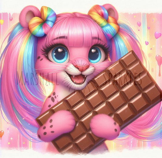 Chocolate Pink © 40x40