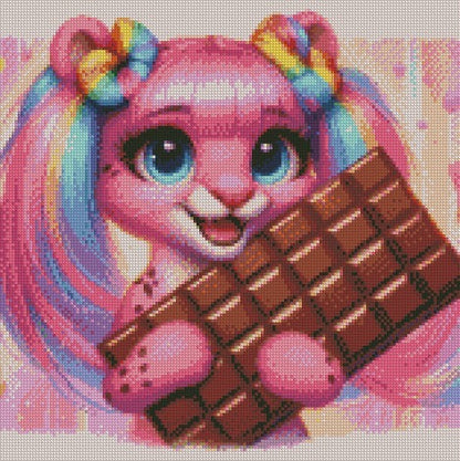 Chocolate Pink © 40x40