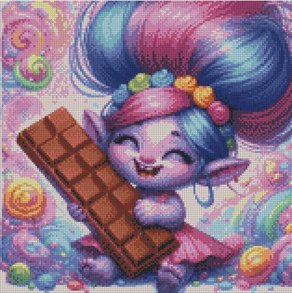 Chocolate Purple © 40x40