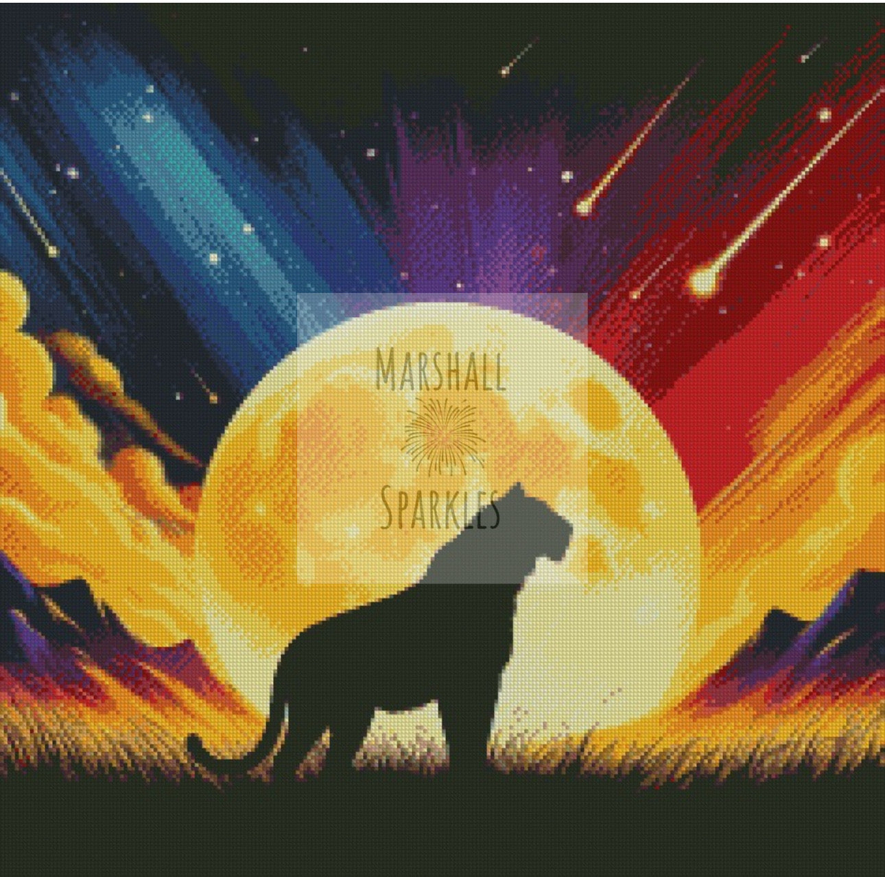 Lion Moon © 60x60 (print to order)