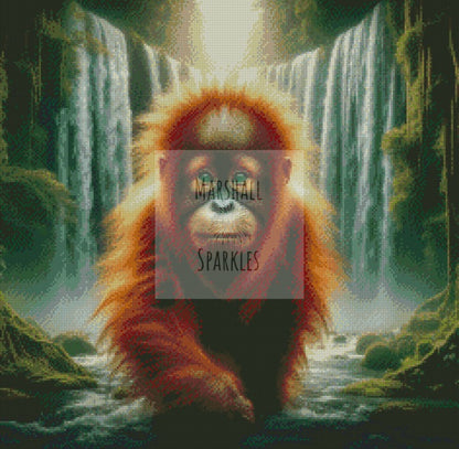 Into the Wild, Orangutan © 60x60 (print to order)