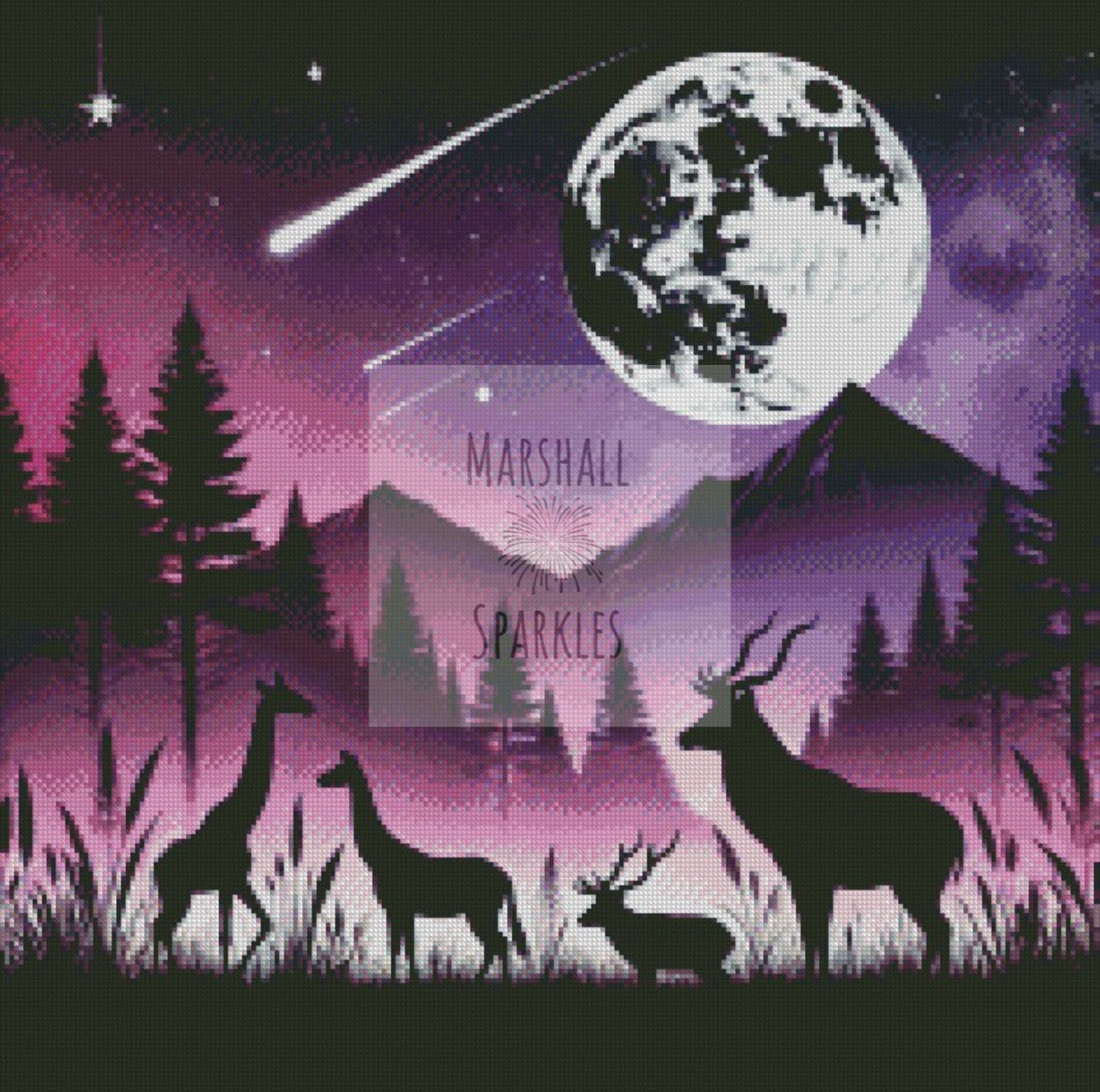 Mountain Moon © 60x60 (print to order)