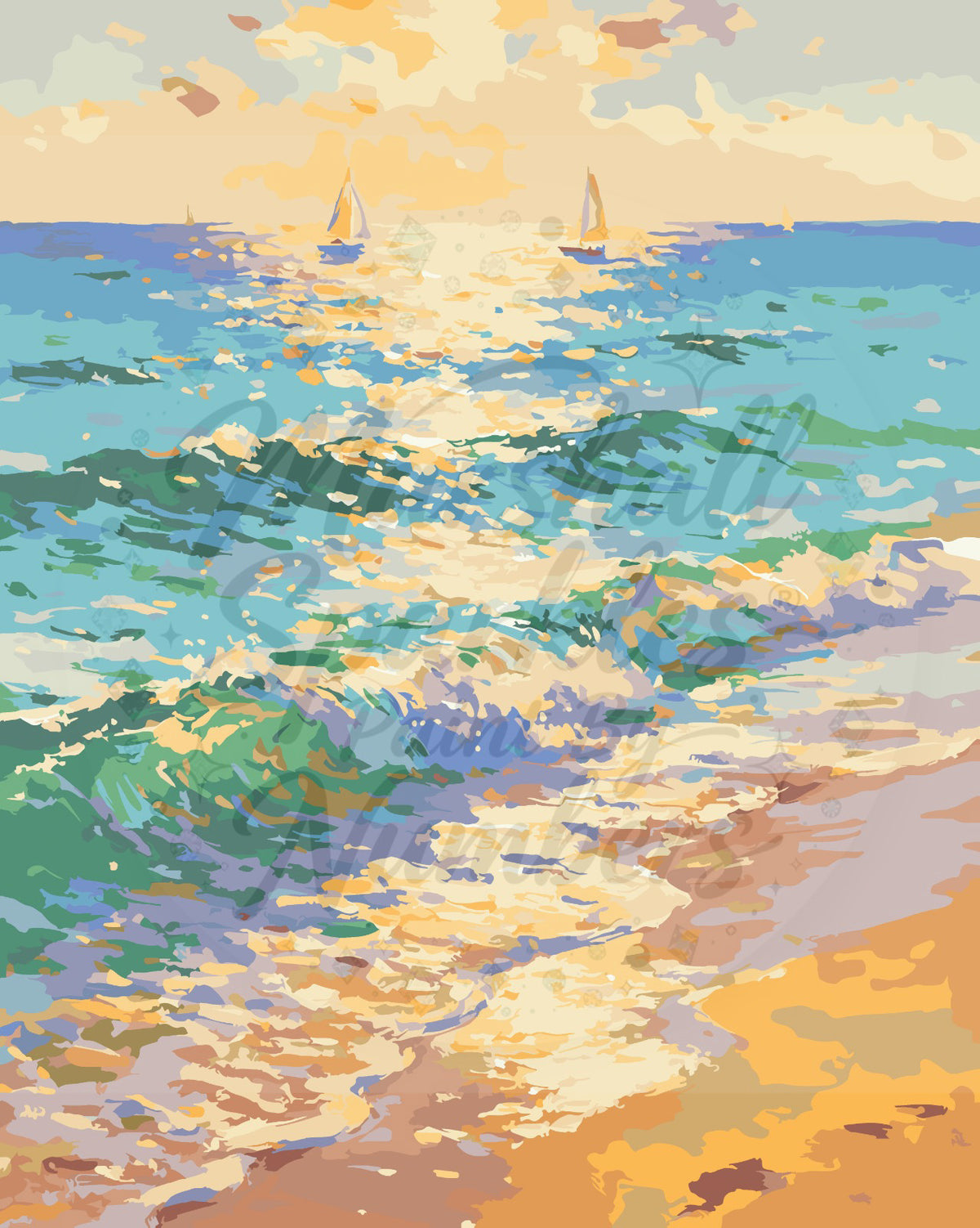 Ocean Sunset MS001 © 40x50