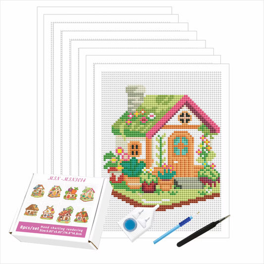 Micro Homes Mini 15x20 set of 8 Square AB