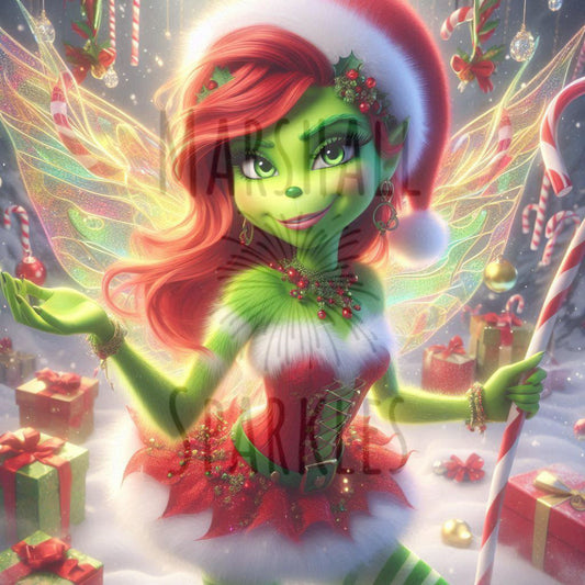 Candy Cane © 60x60 (print to order)