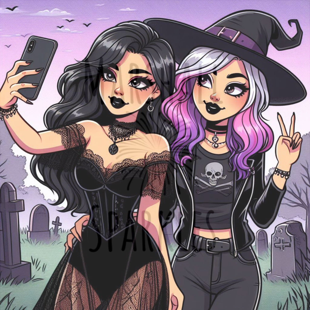 Tori & Rosa © 60x60 (print to order)