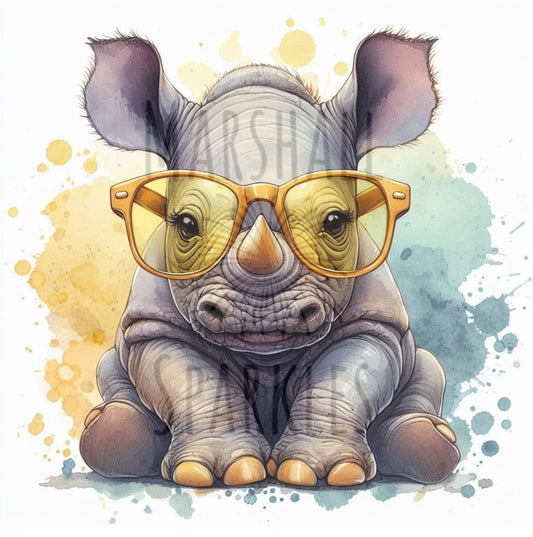 Rhino Splash Glasses © 40x40