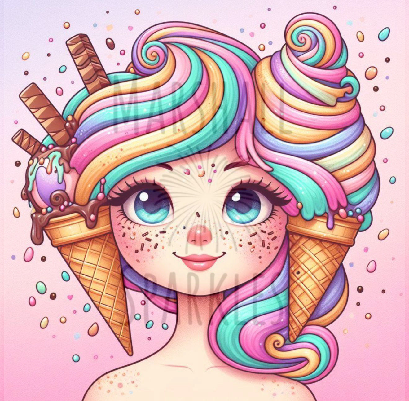 Ice Cream Irene © 40x40